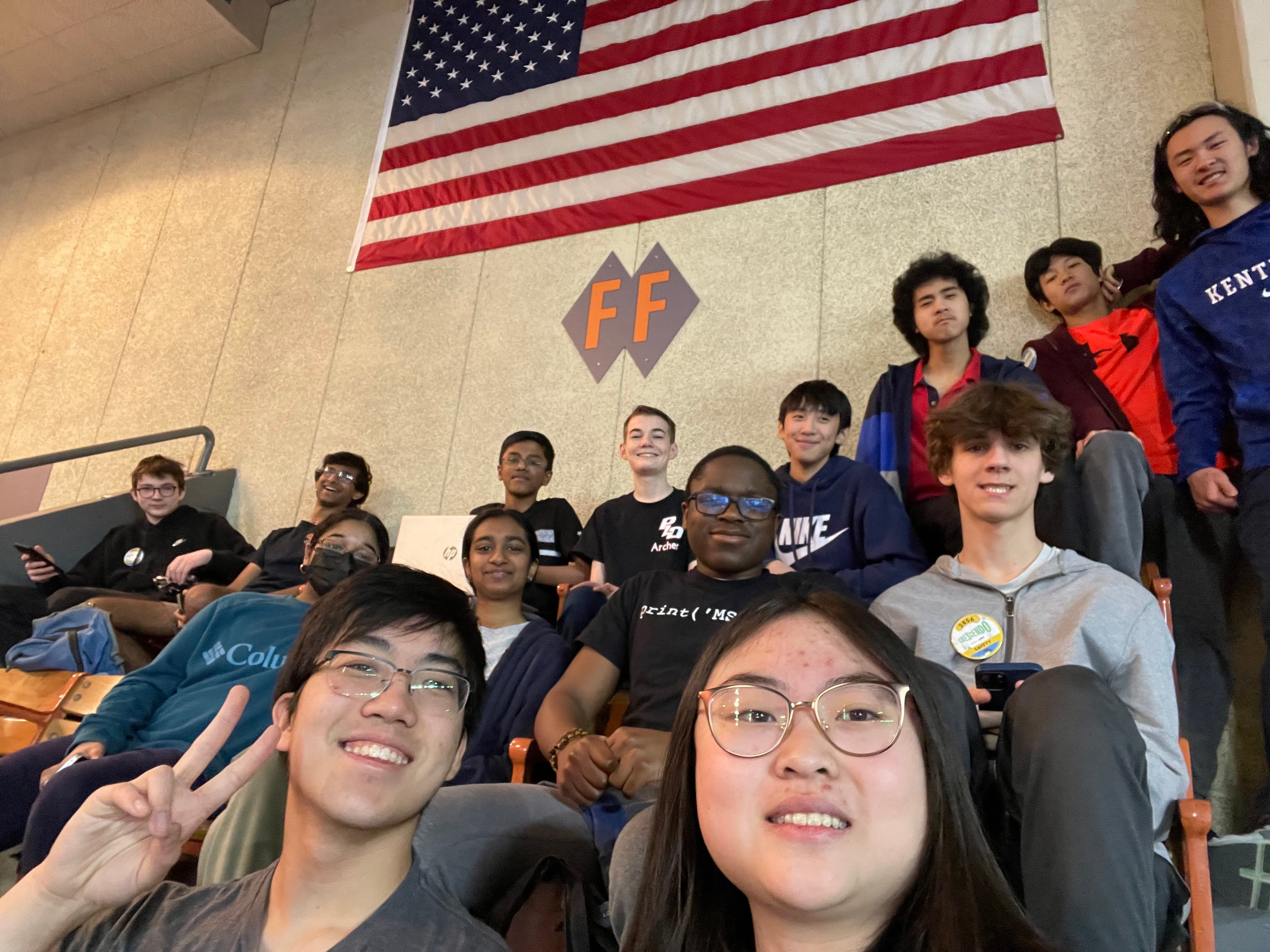 Planetary Drive students together at a robotics event